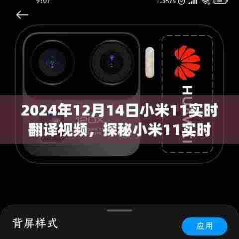 探秘小米11实时翻译视频,跨越语言界限的奇妙之旅直播回顾