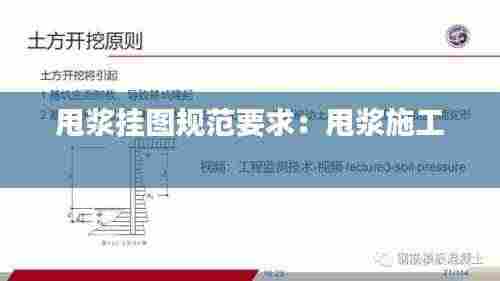 甩浆挂图规范要求:甩浆施工