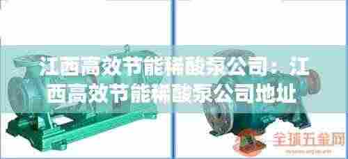 江西高效节能稀酸泵公司:江西高效节能稀酸泵公司地址