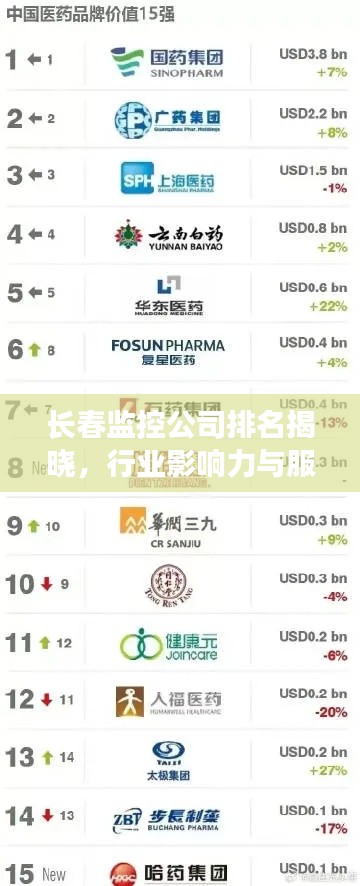 长春监控公司排名揭晓,行业影响力与服务质量一览