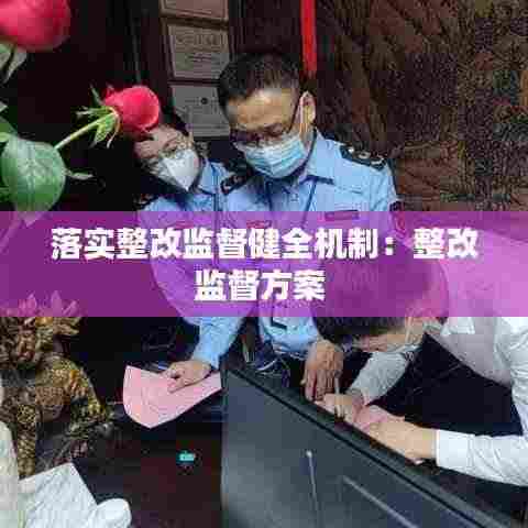 落实整改监督健全机制:整改监督方案