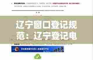 辽宁窗口登记规范:辽宁登记电子平台