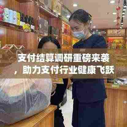 支付结算调研重磅来袭,助力支付行业健康飞跃发展!