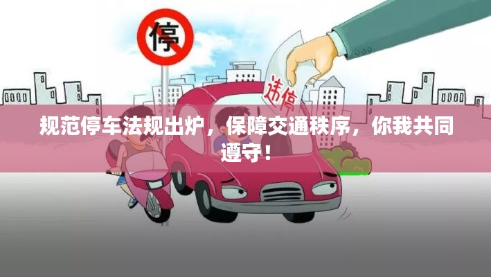 规范停车法规出炉,保障交通秩序,你我共同遵守!