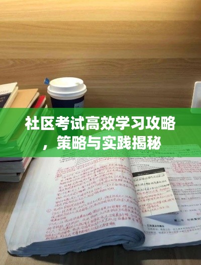 社区考试高效学习攻略,策略与实践揭秘