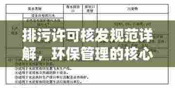 排污许可核发规范详解,环保管理的核心准则