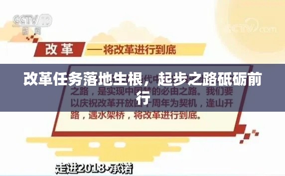 改革任务落地生根，起步之路砥砺前行